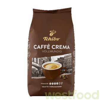 Кава в зернах Tchibo Caffe Crema Vollmundig 1кг /уп.8шт/