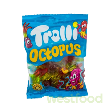 Желейки Trolli 100г Восьминіг /в уп.12шт/