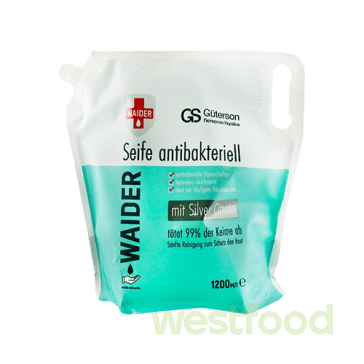 Мило рідке Waider 1200мл дой-пак антибакт. /уп.4шт/