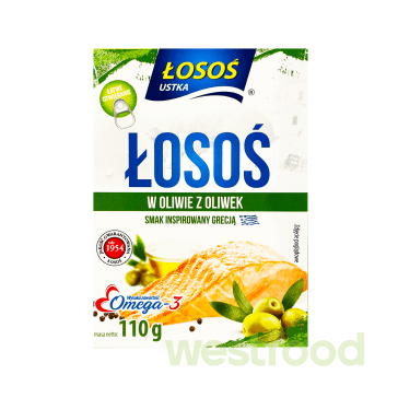 Лосось LososUstka 110г в оливк.олії /уп.14шт/