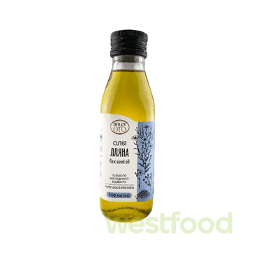 Олія 250мл лляна Dolce Oro /уп.6шт/