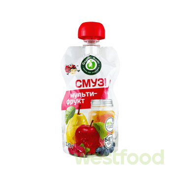 Пюре Garden Gadz Смузі мультифрукт 120г/в уп.10 шт/