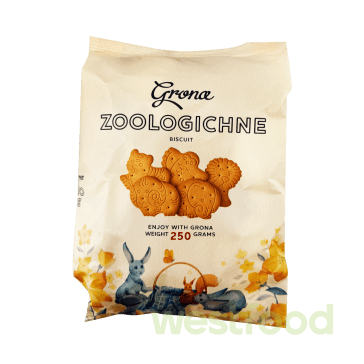 Печиво Грона Зоологічне 250г /уп.15шт/