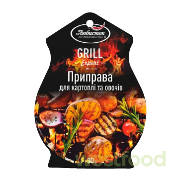 Приправа Любисток GRILL до Картоплі та овочів 30г /уп.20шт/