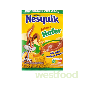 Какао Nesquik 250г Овес пакет /в уп.22шт/