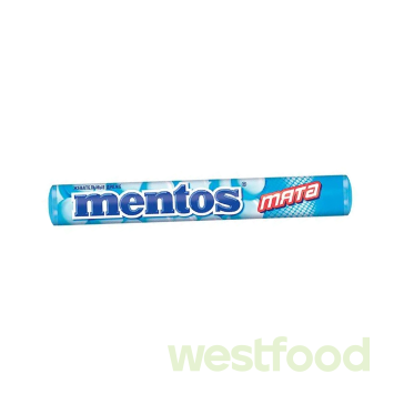 Драже жув. MENTOS М'ята 37г /в уп.20шт/