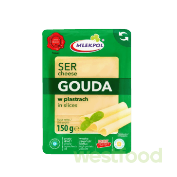 Нарізка Гауда 150г Млекпол /уп.12шт/