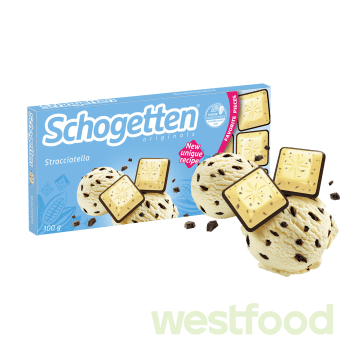 Шоколад Schogetten Stracciatella 100г