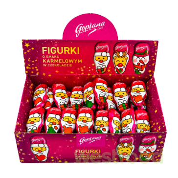 Шоколадна фігур.Св.Миколая Goplana,упаковка 80шт*30г