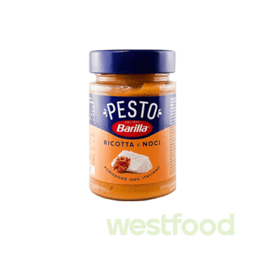 Соус Pesto Barilla Ricotta e Noci червоний 190г /в уп.12 шт/